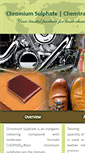 Mobile Screenshot of chromiumsulphate.com